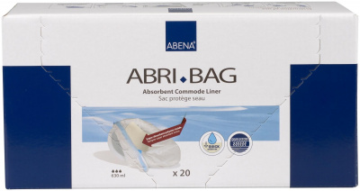 Abri-Bag Гигиенические впитывающие пакеты для туалета 51,5x39 см купить оптом в Кемерово
