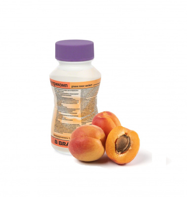 Нутрикомп Дринк Плюс Файбер с персиково-абрикосовым вкусом 200 мл. в пластиковой бутылке купить оптом в Кемерово
