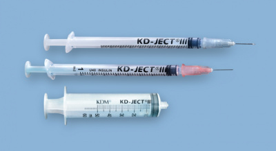 Шприц инъекционный 3х-компонентный с иглой G29 (0,33х12мм) 1мл инсулиновый U-100 — 100 шт/уп купить оптом в Кемерово